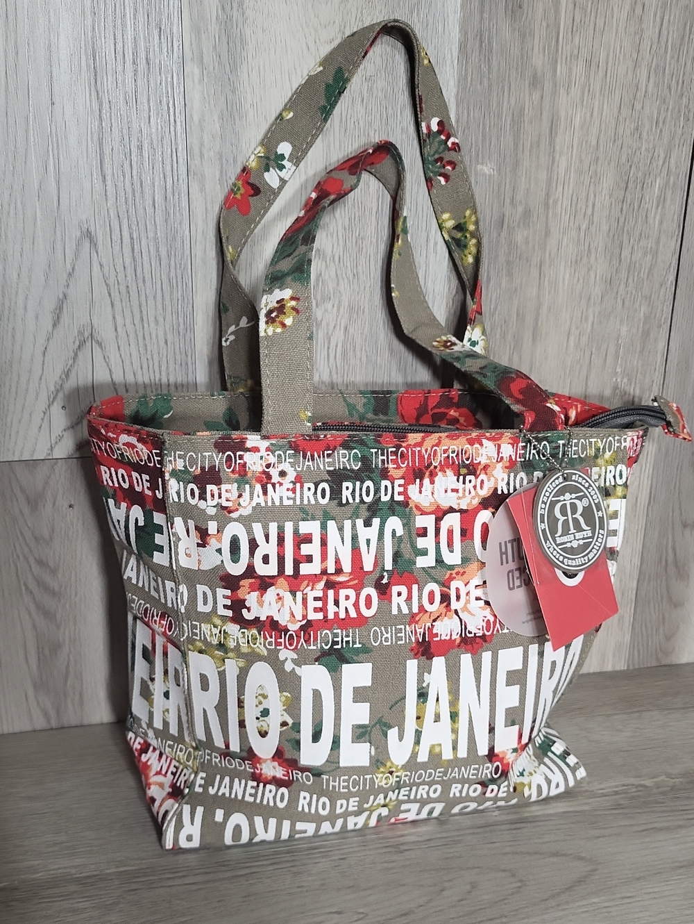 Robin Ruth Rio‎ De Janeiro Tote NWT Floral Vacation Souvenir